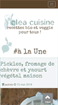 Mobile Screenshot of cleacuisine.fr